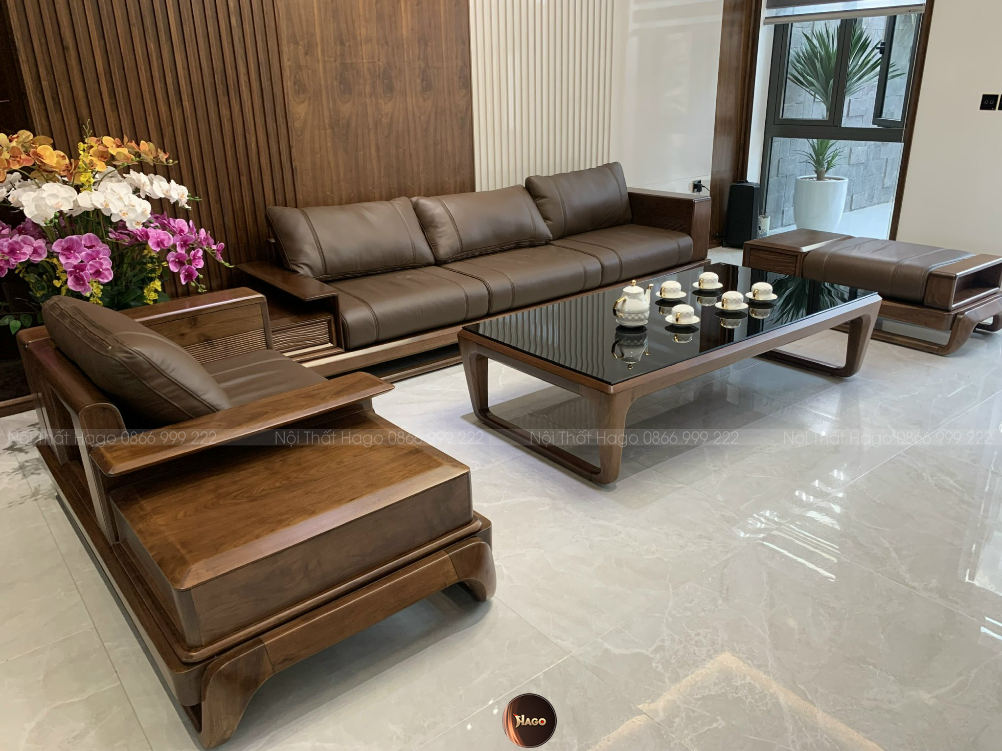 Mẫu Sofa, bàn trà thiết kế đơn giản dành cho chủ nhà yêu thích sự giản đơn