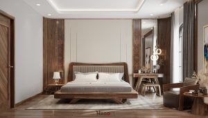 Giường gỗ tự nhiên hiện đại giá tốt tại Nghệ An - Hà Tĩnh
